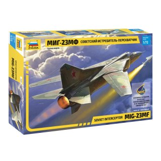 Zvezda 7225 MiG-23MF Soviet Interceptor