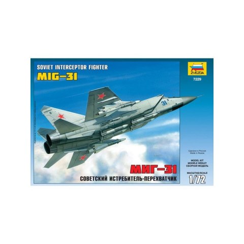 Zvezda 7229 Mig-31 Soviet Fig. 1/72