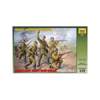 Zvezda 8077 Sov. Inf. WWII 1/72