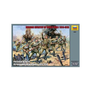 Zvezda 8082 Russian Infantry of WWI 1/72