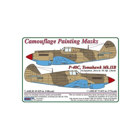 AML M49029 Curtiss P-40C Tomahawk Mk.IIB AML M49029 Curtiss P-40C Tomahawk Mk.IIB