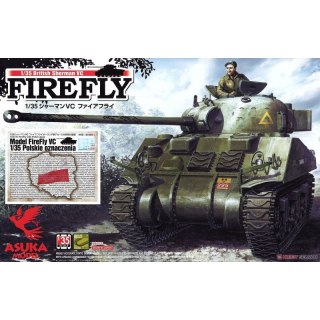 Asuka 35-009SA 1/35 Sherman Vc Firefly Polish ed.