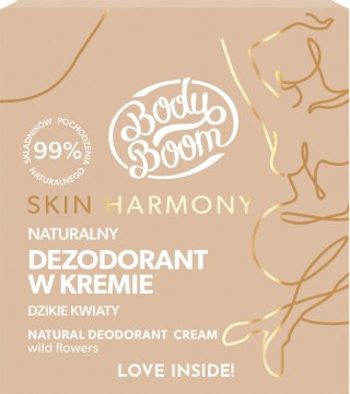 BODY BOOM Skin Harmony Naturalny Dezodorant w kremie - Dzikie Kwiaty 1szt