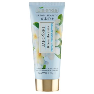 Bielenda Japan Beauty Japoński krem do ciała Monoi + Proteiny Jedwabiu 200ml