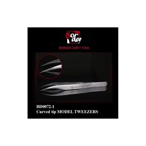 Border Model BD0072-1 HG Curved Tip Mod. Tweezers