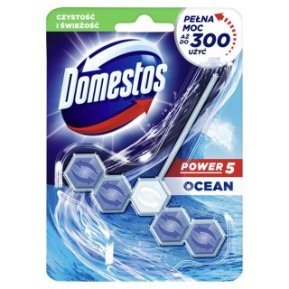 DOMESTOS Power 5 Ocean Kostka zapachowa do WC z koszykiem 55 g