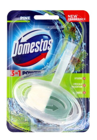DOMESTOS Power Pine Kostka zapachowa do WC z koszykiem 3w1 40 g
