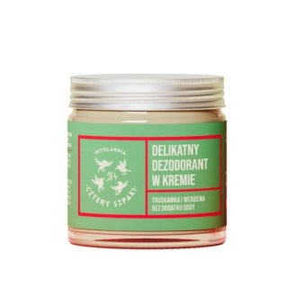 Delikatny dezodorant w kremie Truskawka i Werbena 60ml