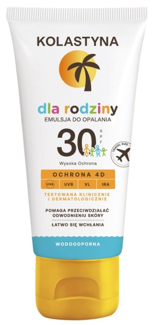 KOLASTYNA Emulsja do opalania Dla Rodziny - SPF30 (travel size) 80ml