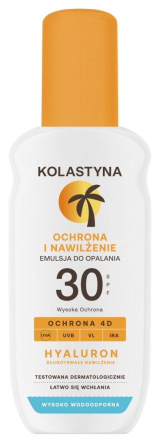 KOLASTYNA Emulsja do opalania w sprayu - Ochrona i Nawilżenie SPF30 150ml