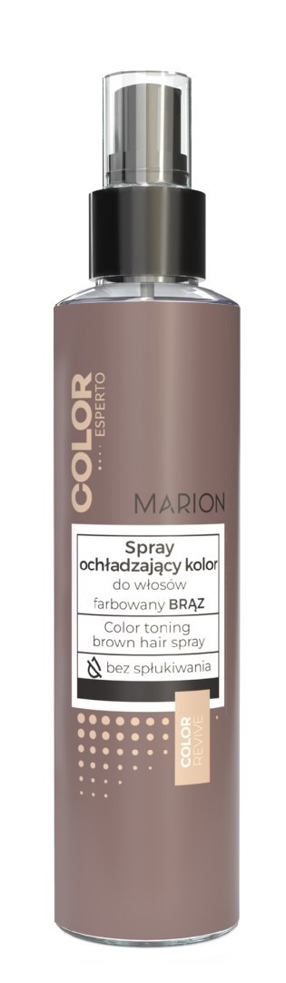 MARION Color Esperto Spray do włosów ochładzający kolor - farbowany brąz 150 ml