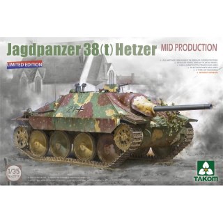 Takom 2171X Jagdpanzer 38(t) Hetzer Mid Production LIMITED EDITION