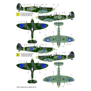 Techmod 32001 Spitfire Mk Vb