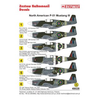 Techmod 48028 N.A. P-51C Mustang