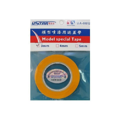 U-STAR UA-90012-3 Masking Tape 3mm