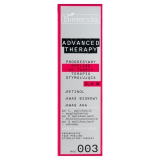 BIELENDA Advanced Therapy Progresywny Peeling do twarzy - terapia stymulująca (moc 003) 30 ml