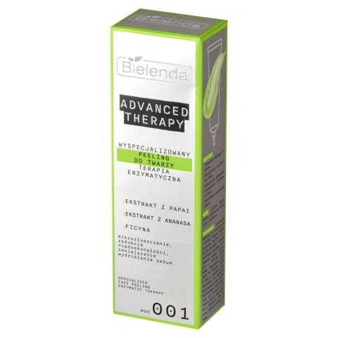 BIELENDA Advenced Therapy Wyspecjalizowany Peeling do twarzy - terapia enzymatyczna (moc 001) 30 ml