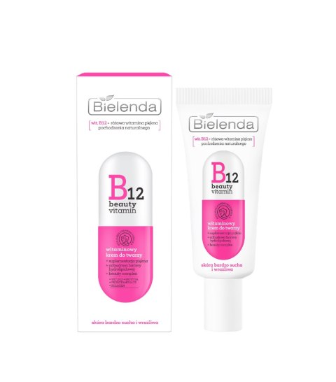 BIELENDA B12 Beauty Vitamin Witaminowy krem do twarzy 50 ml