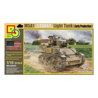 Classy 16007 M5A1 "Stuart" Light Tank (Early Production)