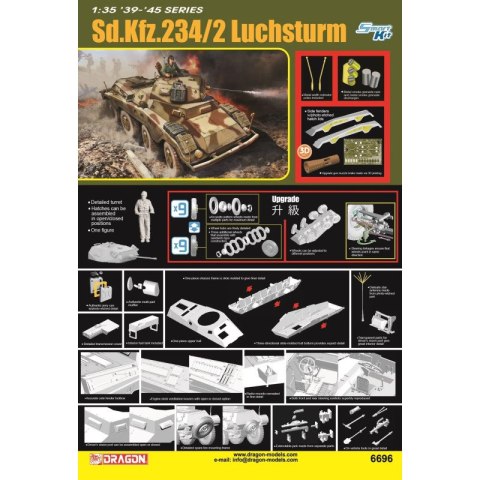 Dragon 6696 Sd.Kfz. 234/2 Luchsturm 1/35