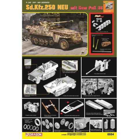 Dragon 6884 Sd.Kfz.250 NEU mit 5cm PaK 38 1/35