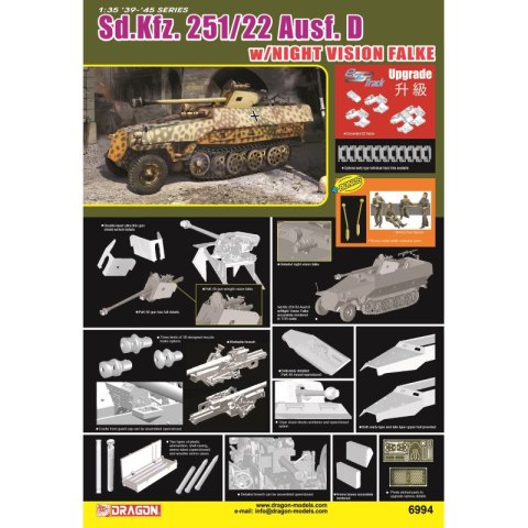 Dragon 6994 Sd. Kfz. 251/22 Ausf. D w/ Night Vision Falke 1/35