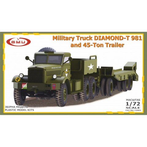 GMU 72004 Diamond-T 981 and 45-Ton Trailer