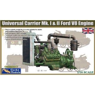 Gecko Models 16GM0017 Universal Carrier Mk. I & II Ford V8 Engine