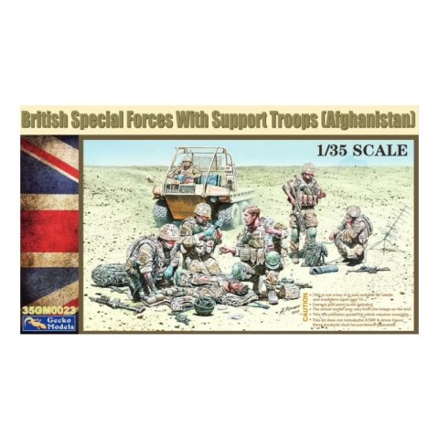 Gecko Models 35GM0023 British Special Forces With Support Troops (Afghanistan)