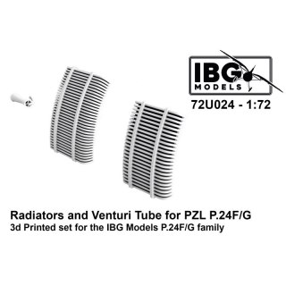 IBG 72U024 Radiators and Venturi Tube for PZL P.24F/G