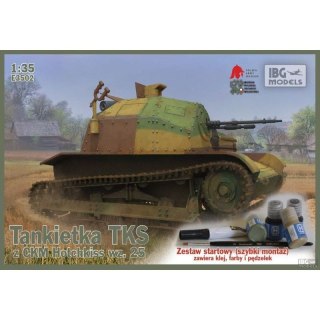 IBG E3502 TKS Tankette with KM - zestaw