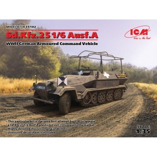 ICM 35102 Sd.Kfz.215/6 Ausf.A Command