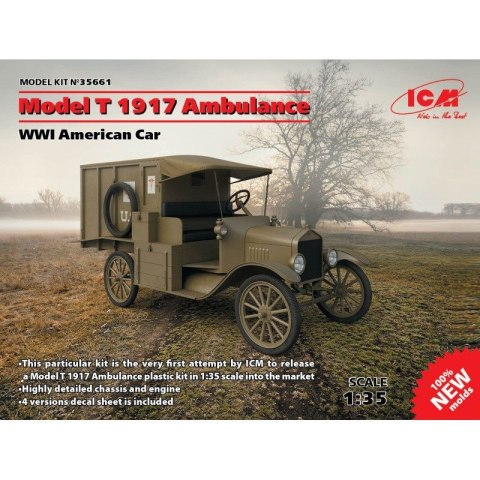 ICM 35661 1/35 Model T 1917 Ambulance WWI