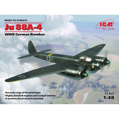 ICM 48233 Ju 88A4 German bomber