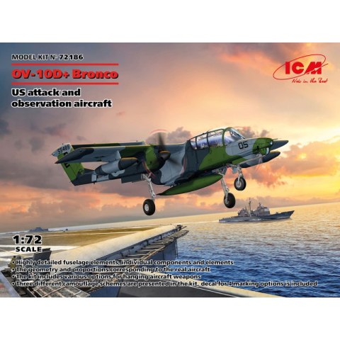 ICM 72186 OV-10D+ Bronco US Attack and Observation Aircraft ICM 72186 OV-10D+ Bronco US Attack and Observation Aircraft
