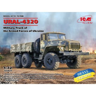 ICM 72708 URAL-4320 Military Truck of The Armed Forces of Ukraine