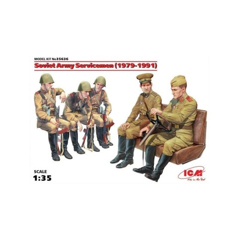 Icm 35636 Soviet Servicemen 79'-91'