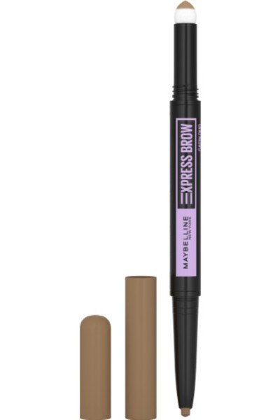 MAYBELLINE Express Brow Satin Duo Dwustronna Kredka do brwi nr 01 Dark Blond 1szt MAYBELLINE Express Brow Satin Duo Dwustronna Kredka do brwi nr 01 Dark Blond 1szt