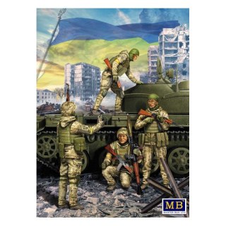 MB 35223 Russian-Ukrainian War series Kit No 1. Ukrainian soldiers, Defence of Kyiv, March 2022