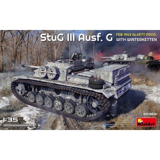 Mini Art 35362 StuG III Ausf. G Feb. 1943 Alkett Prod. With Winterketten