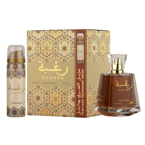 Raghba zestaw woda perfumowana spray 100ml + dezodorant spray 50ml