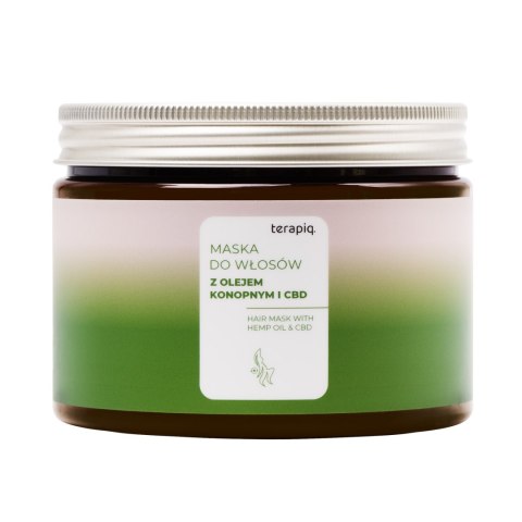 Terapiq.CBD Maska do włosów z olejem konopnym i CBD 500ml Terapiq.CBD Maska do włosów z olejem konopnym i CBD 500ml