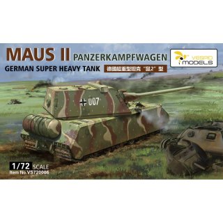 Vespid Models 720006 Maus II Panzerkampfwagen German Super Heavy Tank