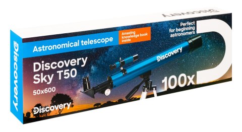 Discovery (RU) Teleskop Levenhuk Discovery Sky T50 z książką