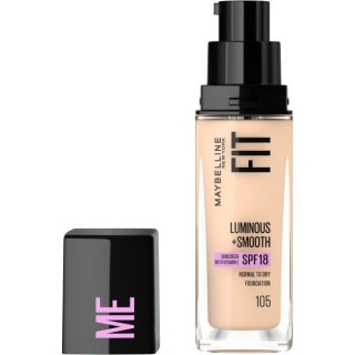 MAYBELLINE Fit Me! Rozświetlający Podkład do twarzy Luminous+Smooth nr 105 Natural Ivory 30ml