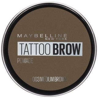 MAYBELLINE Tattoo Brow Wodoodporna Pomada do brwi - 03 Medium Brown 3.5ml