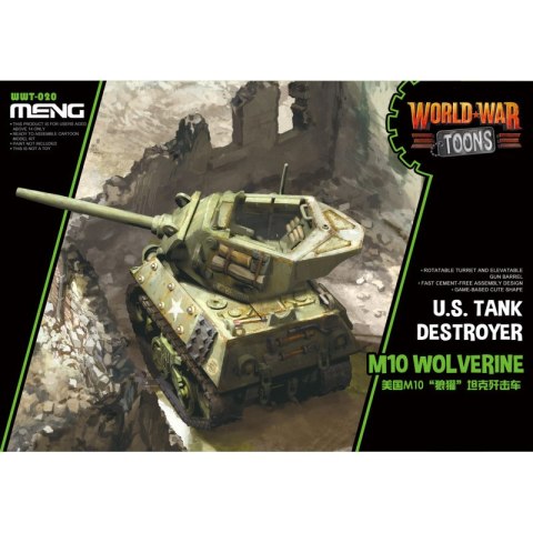 Meng WWT-020 World War Toons M10 Wolverine U.S. Tank Destroyer