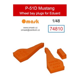 Omask 74810 1/48 P-51D Mustang Wheel Bay Plugs (for Eduard)