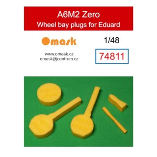 Omask 74811 1/48 A6M2 Zero Wheel Bay Plugs (for Eduard)