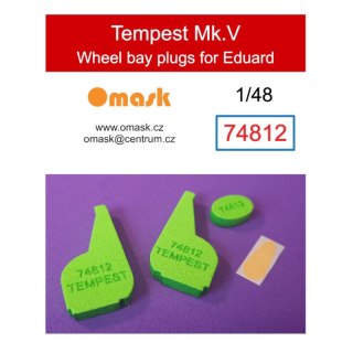 Omask 74812 1/48 Tempest Mk.V Wheel Bay Plugs (for Eduard)